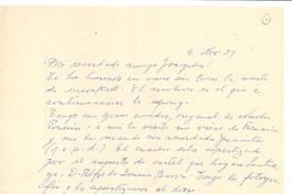 [Carta] 1959 nov. 6, Viña del Mar, Chile [a] Joaquín Edwards Bello