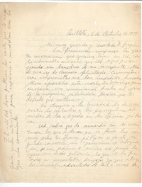[Carta] 1957 oct. 6, Quillota, Chile [a] Joaquín Edwards Bello