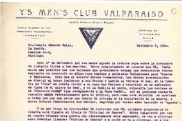 [Carta] 1956 nov. 2, Valparaíso, Chile [a] Joaquín Edwards Bello
