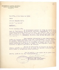 [Carta] 1956 jun. 12, Valdivia, Chile [a] Joaquín Edwards Bello
