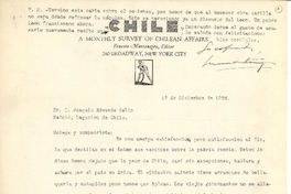 [Carta] 1926 dic. 16, Nueva York [a] Joaquín Edwards Bello