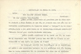 [Carta] 1963 jun. 12, Quillota, Chile [a] Joaquín Edwards Bello