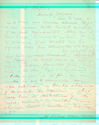 [Carta] 1952 nov. 3, Santiago, Chile [a] Joaquín Edwards Bello