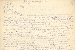 [Carta] 1957 mar. 26, Santiago, Chile [a] Joaquín Edwards Bello
