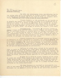 [Carta] 1943?, Santiago, Chile [a] Joaquín Edwards Bello