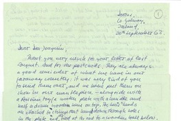 [Carta] 1963 sep. 20, Cambridge, Inglaterra [a] Joaquín Edwards Bello