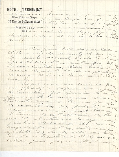 [Carta] c.1926 abr. 21, Bruselas, Bélgica [a] Joaquín Edwards Bello