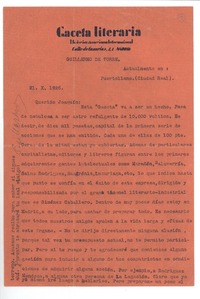 [Carta] 1926 oct. 21, Madrid, España [a] Joaquín Edwards Bello