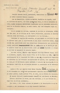 [Carta] c.1926, Santiago, Chile [a] Oficina del Registro Civil Edwards Bello