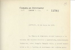 [Carta] 1968 mar. 15, Santiago, Chile [a] Marta Albornoz de Edwards