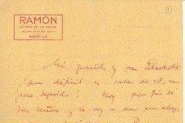 [Carta] c.1927?, Nápoles, Italia [a] Joaquín Edwards Bello, Paris, Francia :
