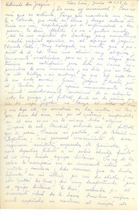 [Carta] 1962 junio, San Luis, Chile [a] Joaquín Edwards Bello