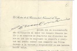 [Carta] 1931 oct. 31, Mendoza, Argentina [a] Joaquín Edwards Bello