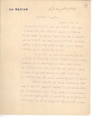 [Carta] 1927 jul. 17, Santiago, Chile [a] Joaquín Edwards Bello
