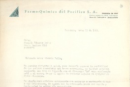 [Carta] 1961 mar. 13, Santiago, Chile [a] Joaquín Edwards Bello