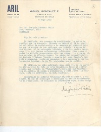 [Carta] 1948 may. 8, Santiago, Chile [a] Joaquín Edwards Bello