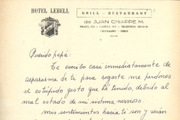 [Carta] c. 1945, Valparaíso, Chile [a] Joaquín Edwards Bello