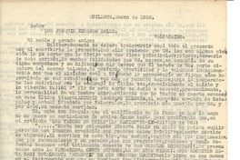 [Carta] 1958 enero, Quillota, Chile[a] Joaquín Edwards Bello