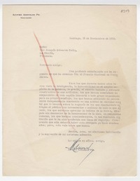 [Carta] 1959 noviembre. 18, Santiago, [Chile] [a] Joaquín Edwards Bello
