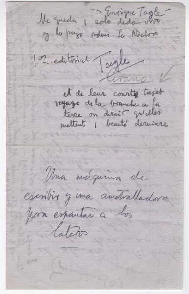 [Carta] 1953, [Santiago, Chile] [a] Joaquín Edwards Bello