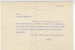 [Carta] [1954?], [Santiago, Chile] [a] Joaquín Edwards Bello