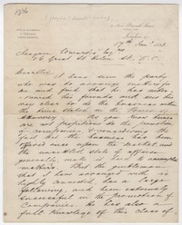 [Carta] 1883 enero 17, Londres, Inglaterra [a] Joaquín Edwards G.