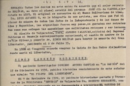 [Carta] 1946 mayo 15, Santiago, [Chile] [a] Joaquín Edwards Bello