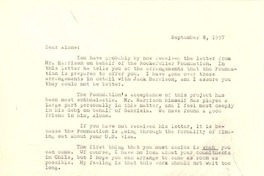 [Carta] 1957 sep. 8, New York [a] Alone, [Santiago de chile]