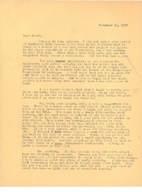 [Carta] 1957 nov. 11, [New York] [a] Alone, [Santiago de chile]