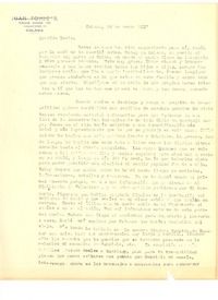 [Carta] 1957 ene. 29, Calama, Chile [a] Doris Dana, [New York]