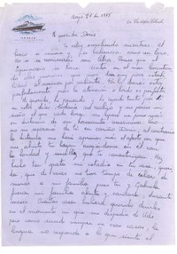 [Carta] 1955 mar. 21, [abordo del "Cristoforo Colombo"] [a] Doris Dana, [New York]
