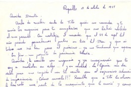 [Carta] 1955 oct. 10, Rapallo, [Italia] [a] Doris Dana, [New York]