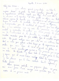 [Carta] 1956 ene. 5, Rapallo, [Italia] [a] Doris Dana, [New York]