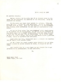 [Carta] 1966 abr. 12, Pound Ridge, New York [a] Marcela Salas P., [Santiago], [Chile]