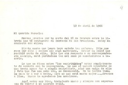 [Carta] 1966 abr. 12, Pound Ridge, New York [a] Marcela Salas P., [Santiago], [Chile]