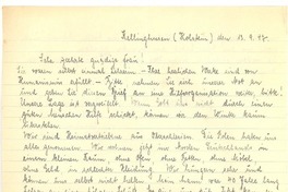 [Carta], 1947 sep. 13, Kellinghusen, Alemania [a] [Gabriela Mistral]