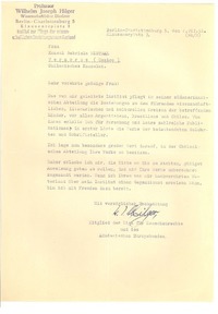 [Carta], 1951 jul. 4, Berlin, Alemania [a] Gabriela Mistral, Veracruz, México