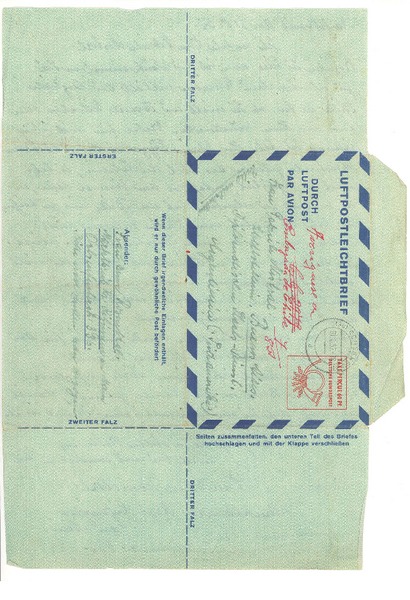[Carta], 1952 ago. 1, Ochsenfurt, Alemania [a] Gabriela Mistral, Buenos Aires, Argentina