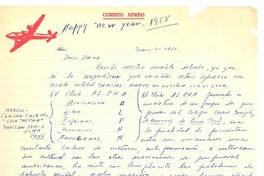 [Carta], 1955 ene. 1, Lima, Perú [a] Doris Dana, [New York]