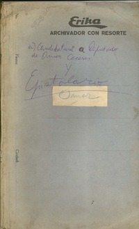 [Carta] 1931 entre ago. 7 y oct. 21, San Antonio, Chile [a] Luis Omar Cáceres