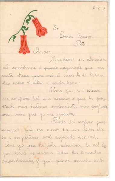 [Carta] 1924 ene. 12, [Santiago], Chile [a] Luis Omar Cáceres