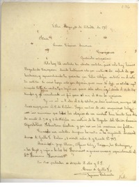 [Carta] 1917 oct. 10, Villa Alegre, Chile [a] Luis Omar Cáceres, Cauquenes, Chile