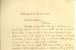 [Carta] 1929 dic. 7, Vichuquen, Chile [a] Luis Omar Cáceres