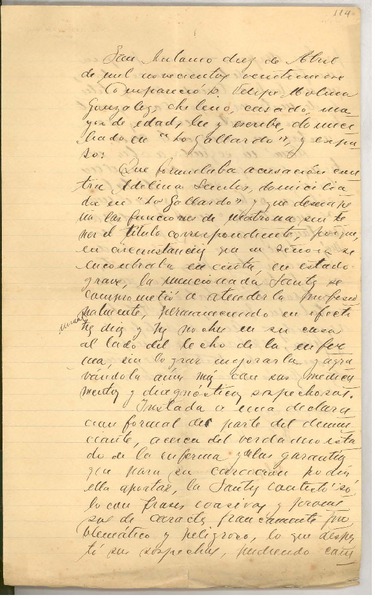[Carta] 1929 abr, 10, San Antonio, Chile [a] [Juzgado Policial]