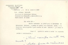 [Carta] 1968 mar. 22, Valdivia, Chile [a] Alfonso Calderón, Santiago, Chile
