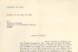 [Carta] 1966 mar. 24, Madrid, España [a] Alfonso Calderón,
