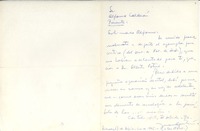 [Carta] 1965 dic. 17, [Santiago, Chile] [a] Alfonso Calderón