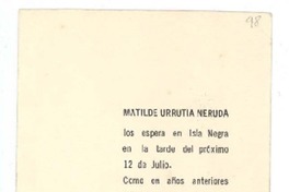 [Tarjeta] [1963] junio, Isla Negra, Chile [a] [Armando Benavente]