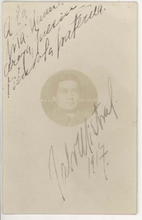 [Tarjeta postal] 1917, [Los Andes, Chile] [a] Sixtina Araya