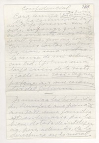 [Carta] 1951 jun. 30, Rapallo, Italia [a] Sixtina Araya